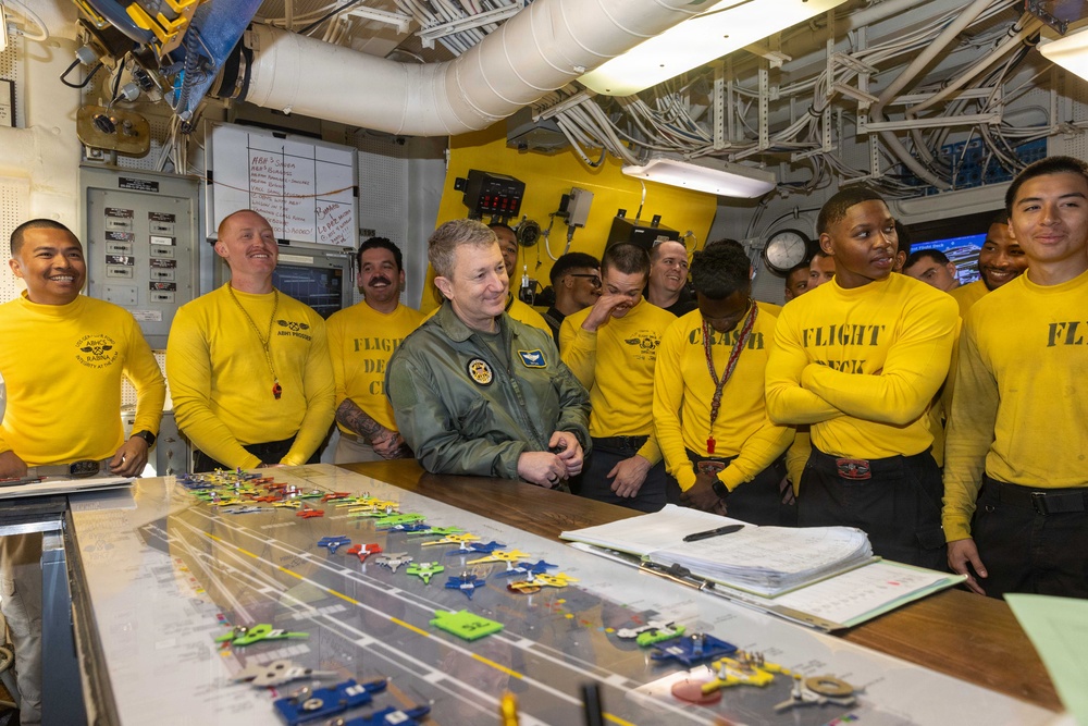 USS Gerald R. Ford (CVN 78) Chairman of the Joint Chiefs of Staff Visit