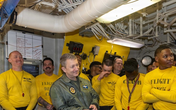 USS Gerald R. Ford (CVN 78) Chairman of the Joint Chiefs of Staff Visit