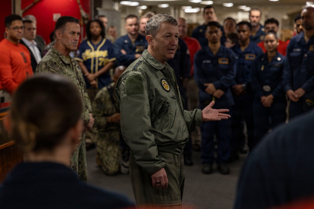 USS Gerald R. Ford (CVN 78) Chairman of the Joint Chiefs of Staff Visit