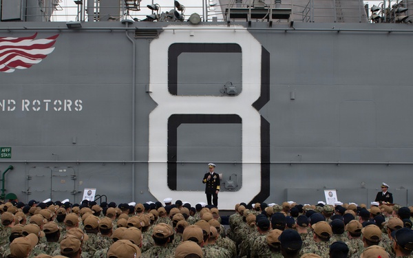 CNO All Hands Call Aboard Makin Island