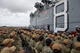 CNO All Hands Call Aboard Makin Island