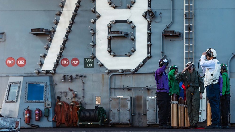 USS Gerald R. Ford (CVN 78) Vice Director, Joint Staff Visit