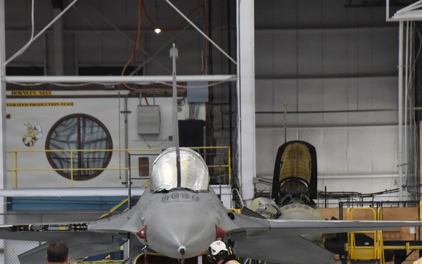 US Navy’s First F16 - Fleet Readiness Center Southwest