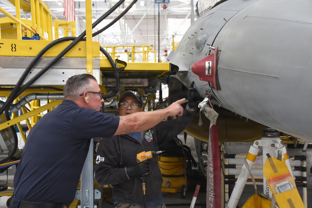 US Navy’s First F16 - Fleet Readiness Center Southwest