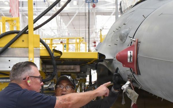 US Navy’s First F16 - Fleet Readiness Center Southwest