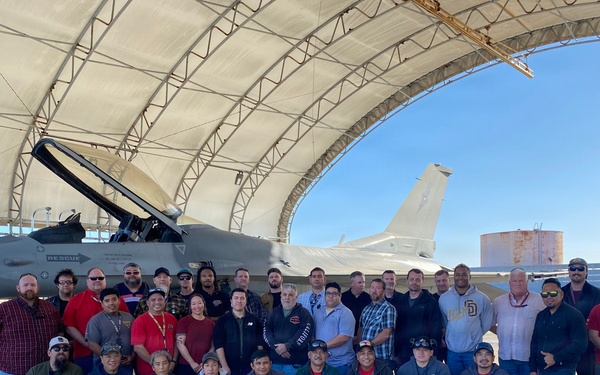 US Navy’s First F16 - Fleet Readiness Center Southwest