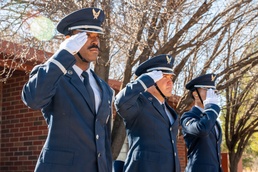 Dyess Honor Guard: Folding the flag with honor