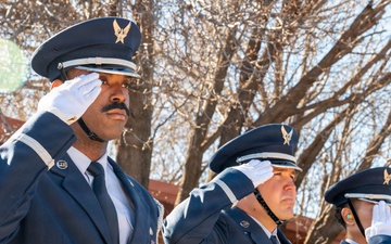 Dyess Honor Guard: Folding the flag with honor