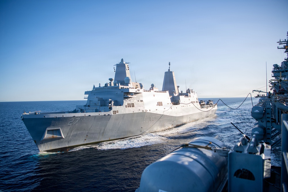 USS Portland Conducts Simulated FAS with USS Boxer