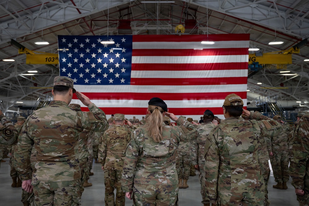 103d Airlift Wing Hosts Home Coming Ceremony