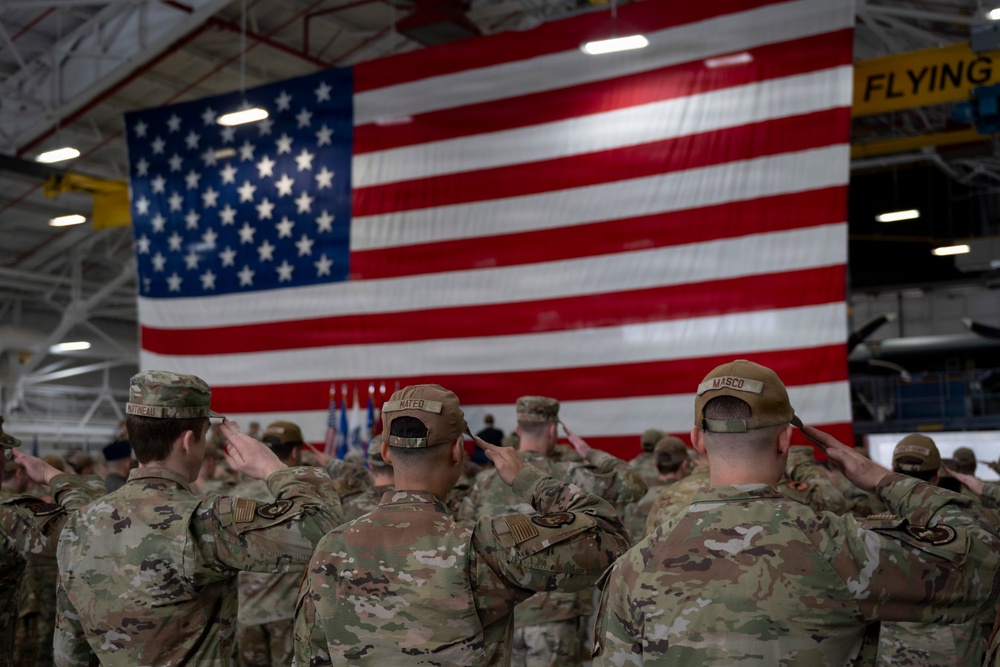 103d Airlift Wing Hosts Home Coming Ceremony