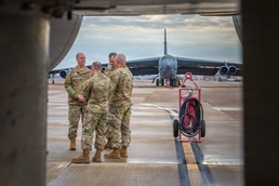 Global Strike Command Team Visits 2 BW to Engage with Airmen, B-52 Mission