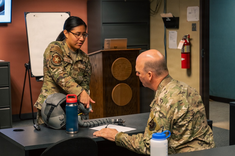 Global Strike Command Team Visits 2 BW to Engage with Airmen, B-52 Mission