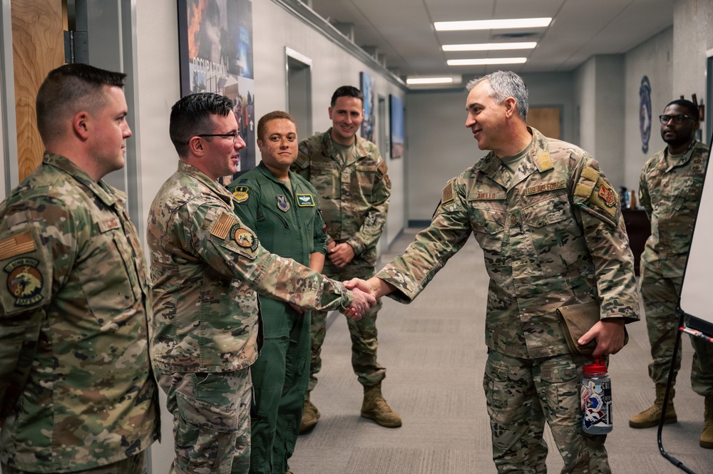 Global Strike Command Team Visits 2 BW to Engage with Airmen, B-52 Mission