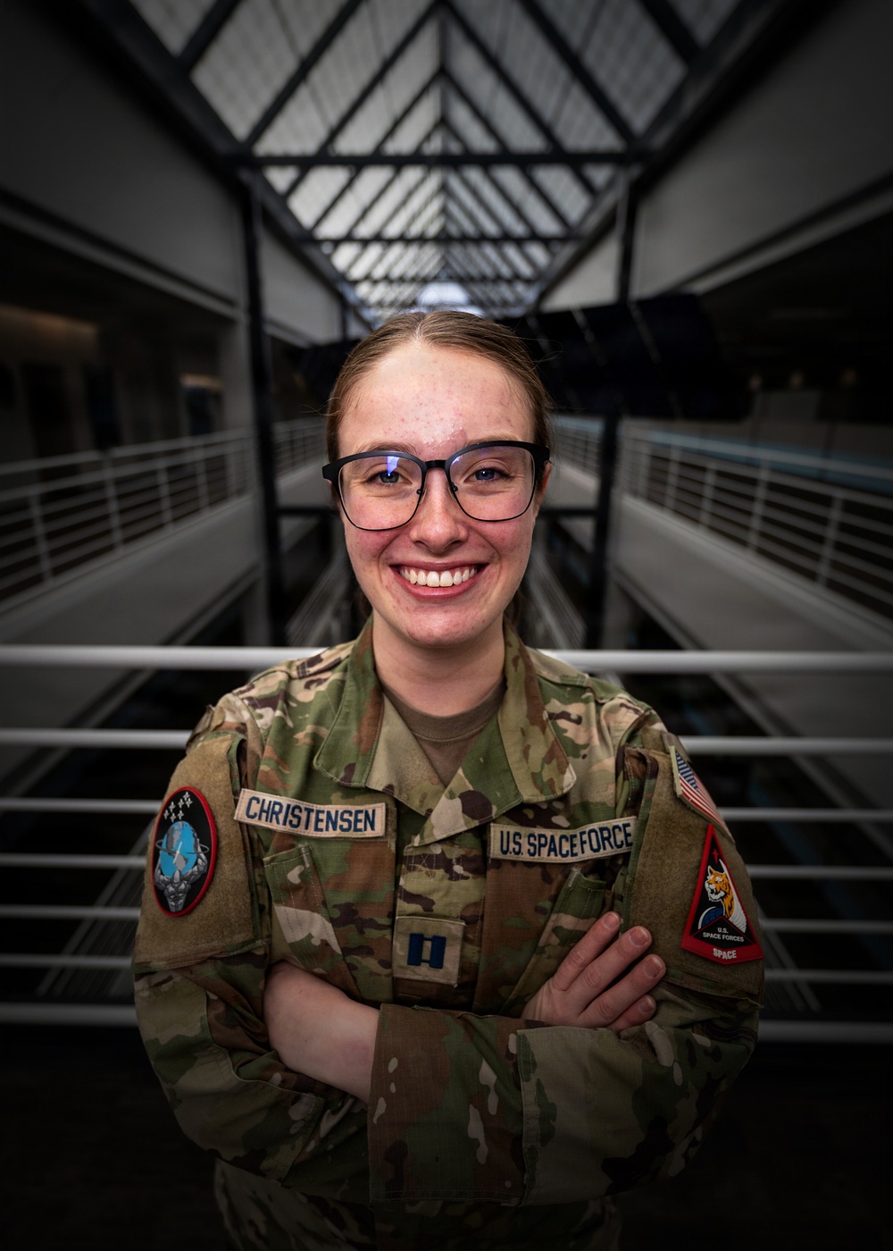 U.S. Space Force Capt. Rebecca Christensen