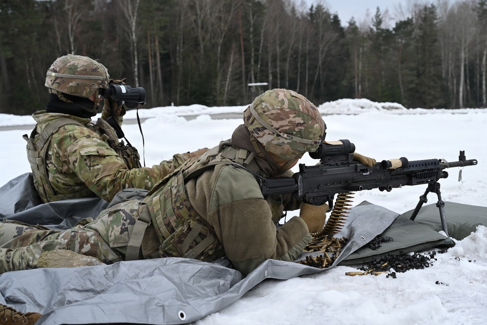 41st Field Artillery Brigade M240B Range