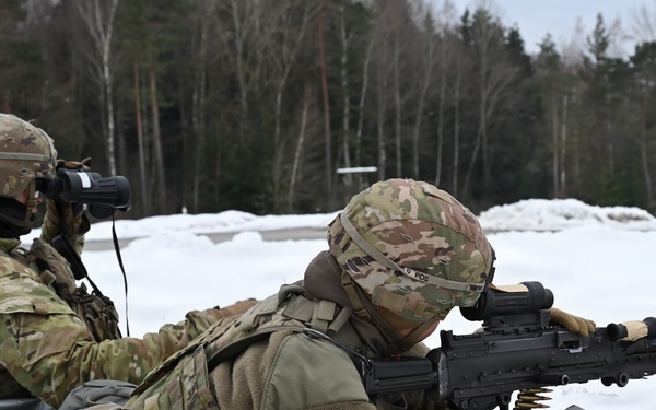 41st Field Artillery Brigade M240B Range