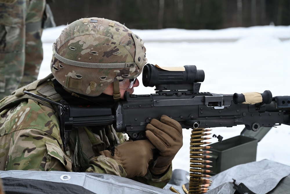 41st Field Artillery Brigade M240B Range