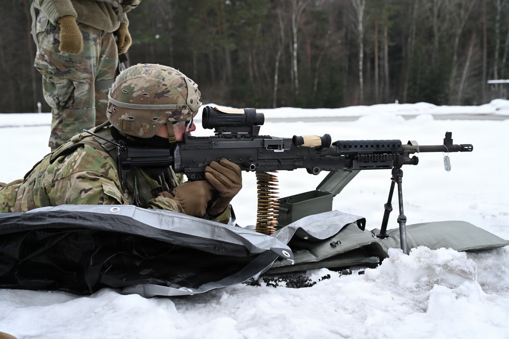 41st Field Artillery Brigade M240B Range