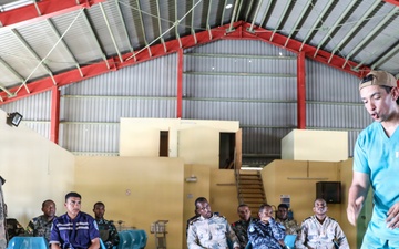 Partner nations participate in tactical combat casualty care (TCCC) training in Port Louis, Mauritius