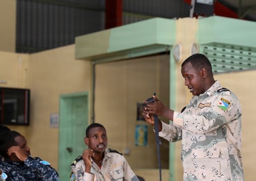 Partner nations participate in tactical combat casualty care (TCCC) training in Port Louis, Mauritius