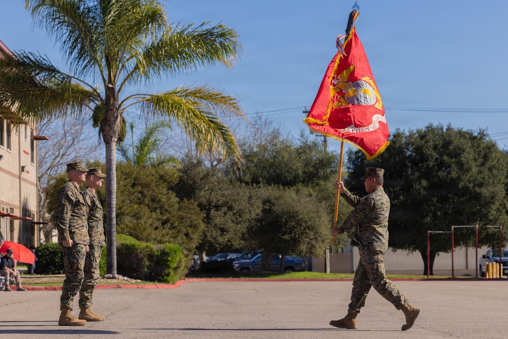 1st Bn., 11th Marines holds change of command ceremony