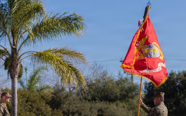 1st Bn., 11th Marines holds change of command ceremony
