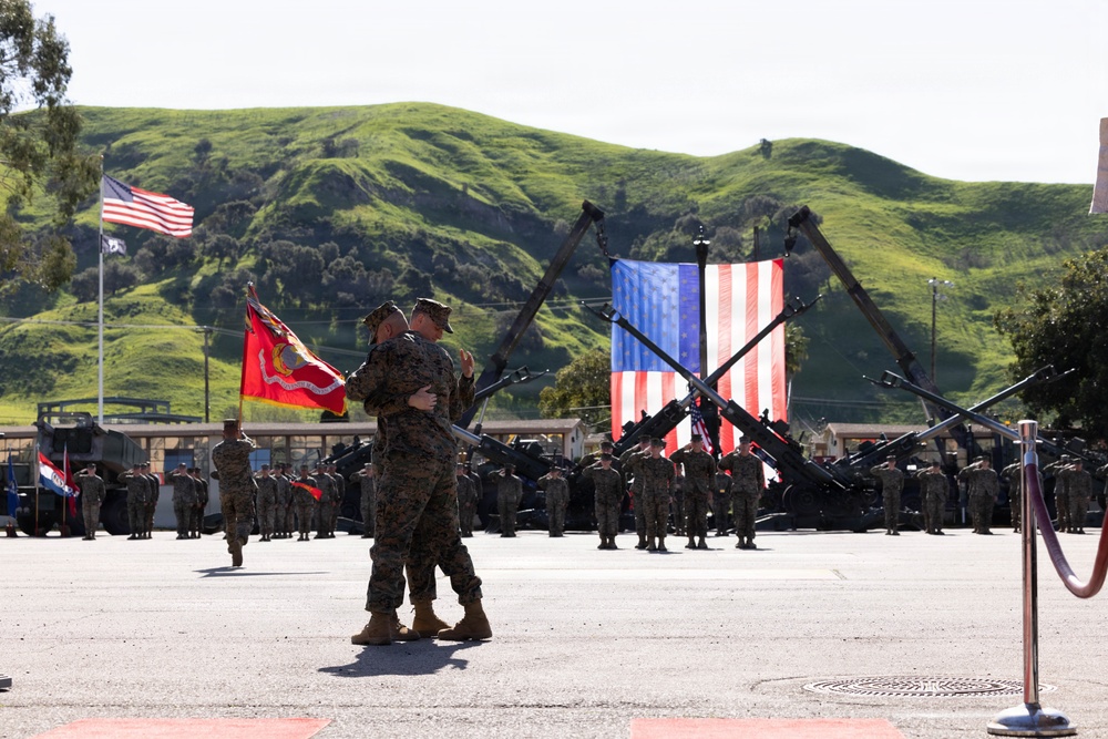 1st Bn., 11th Marines holds change of command ceremony