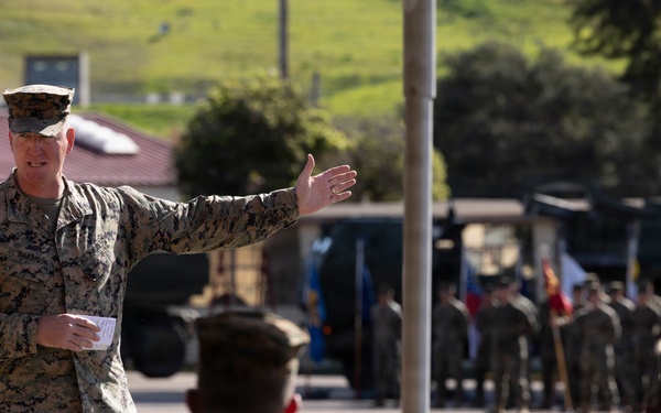 1st Bn., 11th Marines holds change of command ceremony