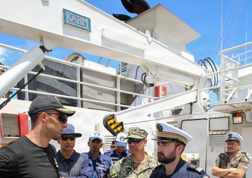 Partner nations participate in visit, board, search and seizure training in Port Louis, Mauritius