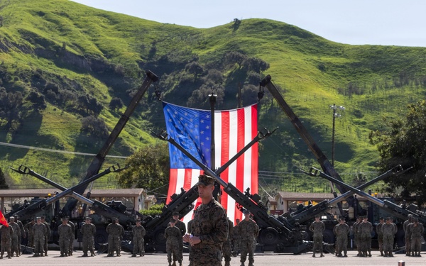 1st Bn., 11th Marines holds change of command ceremony