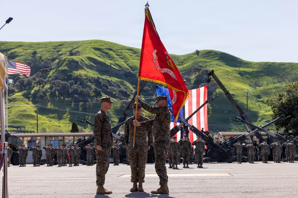 1st Bn., 11th Marines holds change of command ceremony