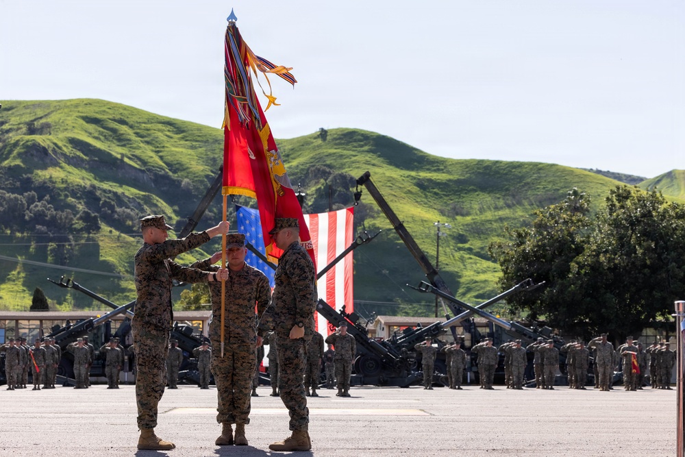 1st Bn., 11th Marines holds change of command ceremony