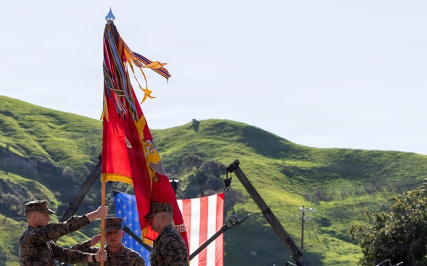 1st Bn., 11th Marines holds change of command ceremony