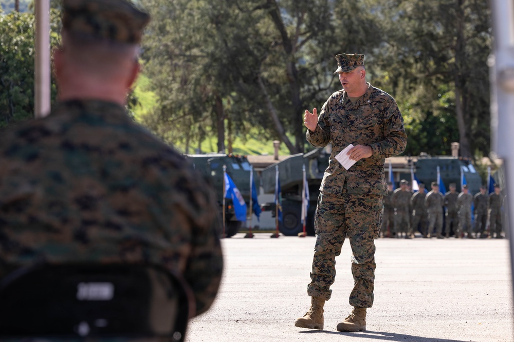 1st Bn., 11th Marines holds change of command ceremony