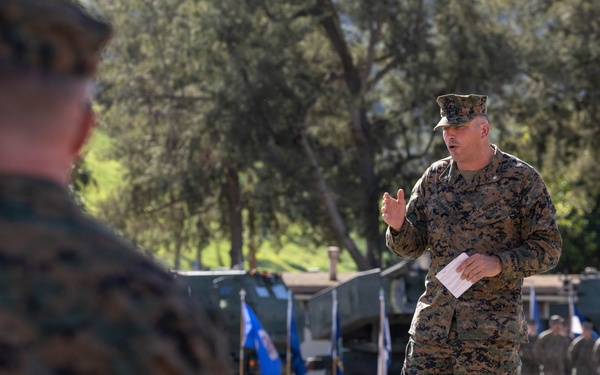 1st Bn., 11th Marines holds change of command ceremony