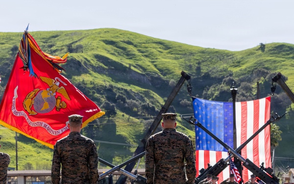 1st Bn., 11th Marines holds change of command ceremony