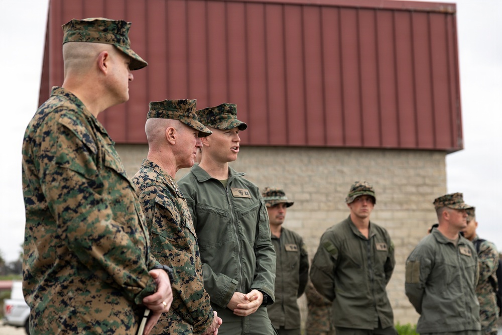The Commandant, Gen. Eric M. Smith visits with 11th MEU Marines, Sailors