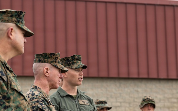 The Commandant, Gen. Eric M. Smith visits with 11th MEU Marines, Sailors