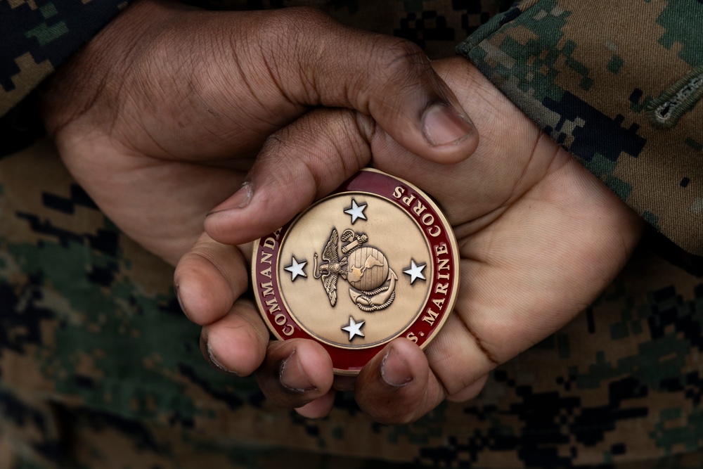 The Commandant, Gen. Eric M. Smith visits with 11th MEU Marines, Sailors