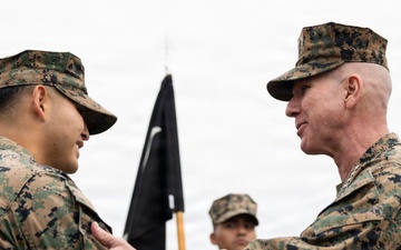 The Commandant, Gen. Eric M. Smith visits with 11th MEU Marines, Sailors