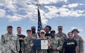 RS3 Gonzales reenlists