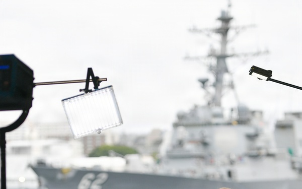 Chief of Naval Operations Adm. Daryl Caudle Hosts All Hands Call