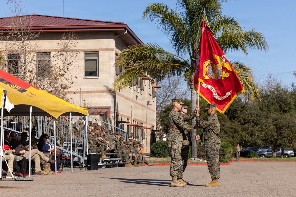 2nd Bn., 11th Marines holds change of command ceremony
