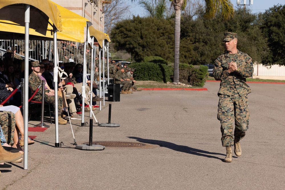 2nd Bn., 11th Marines holds change of command ceremony