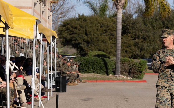2nd Bn., 11th Marines holds change of command ceremony