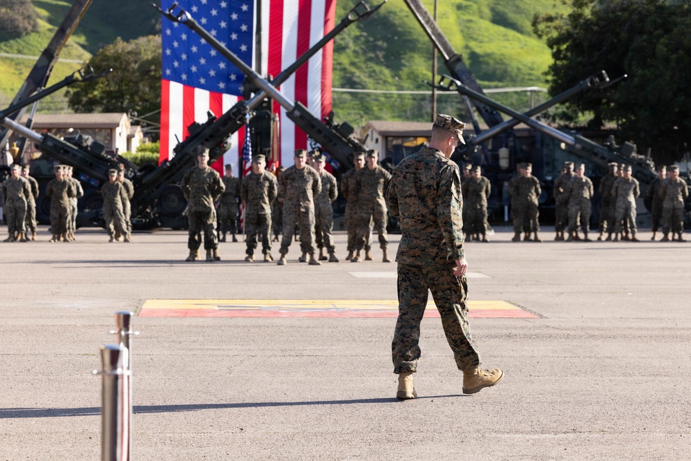 2nd Bn., 11th Marines holds change of command ceremony
