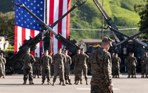 2nd Bn., 11th Marines holds change of command ceremony