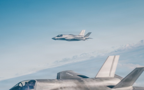 USMC F-35s refuel with the 71st ERS over SOUTHCOM AOR
