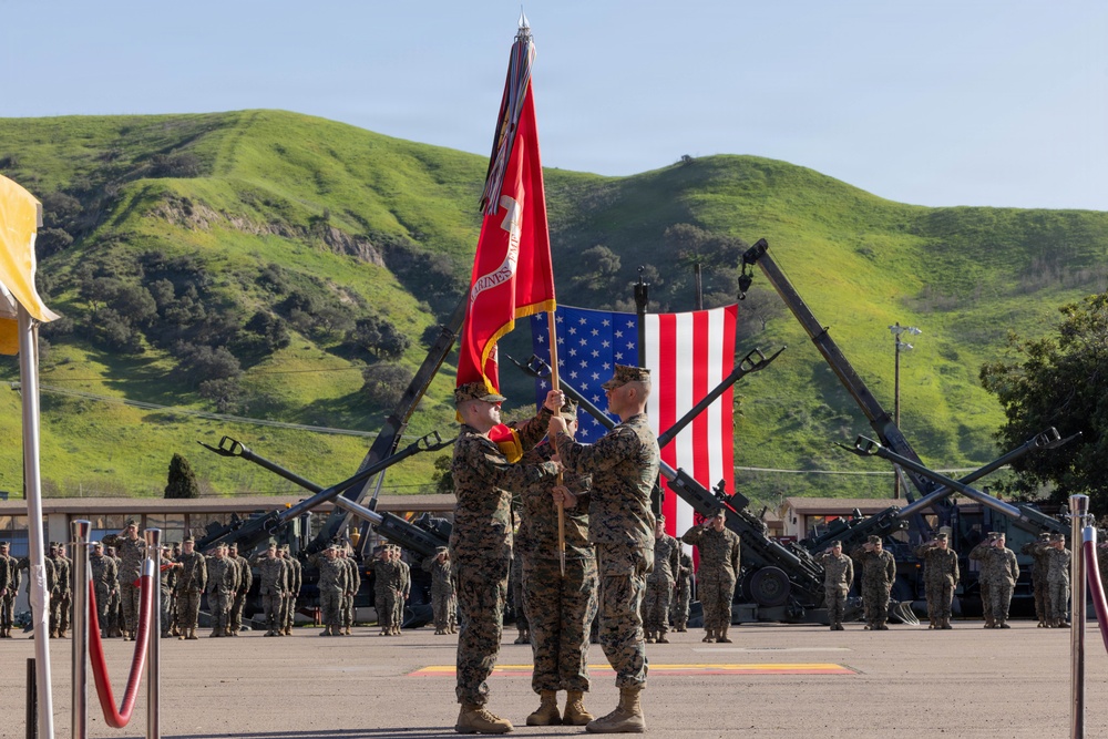 2nd Bn., 11th Marines holds change of command ceremony